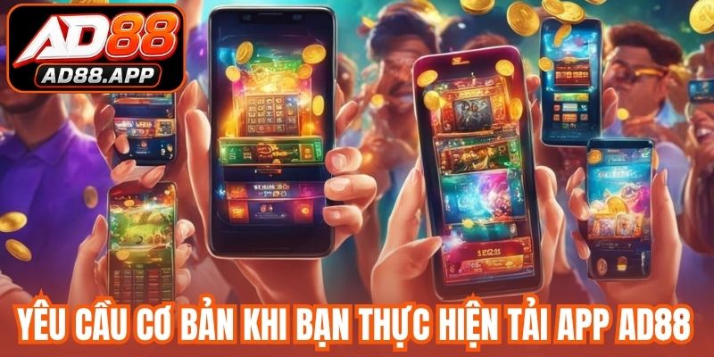 Yêu cầu cơ bản khi bạn thực hiện tải app AD88 